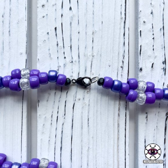 Espeon Perler Necklace - Picture 3 of 5